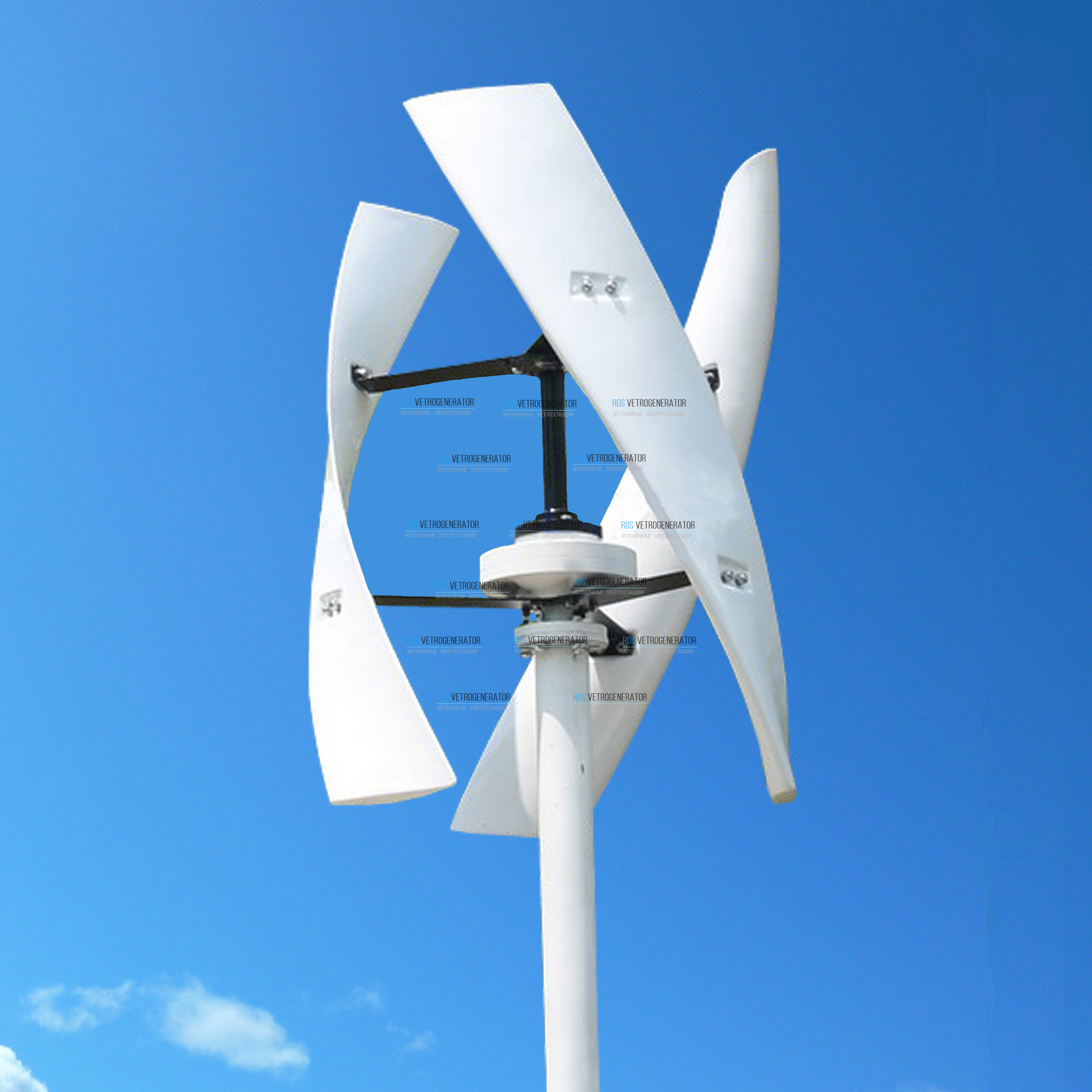 Вертикальный ветрогенератор 1 кВт